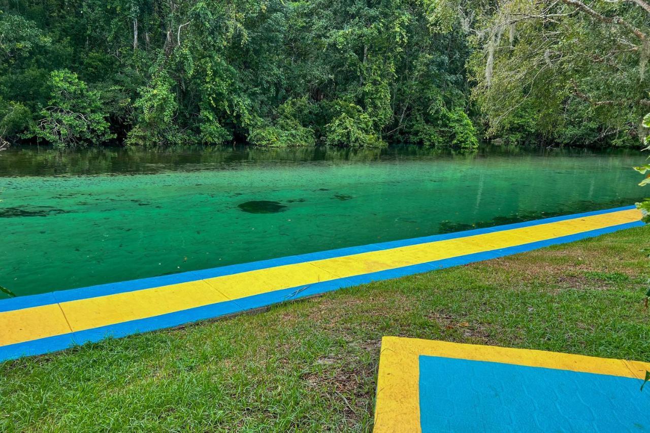 Appartamento Pams Mermaid House With Riverfront Yard And Lanai! Weeki Wachee Esterno foto